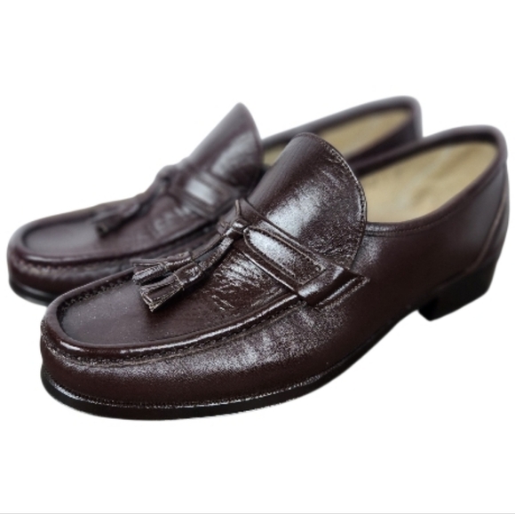Weyenberg Shoes - WEYENBERG Brown Tassel Loafers Women's Size 9-9.5, Mens Size 8.
